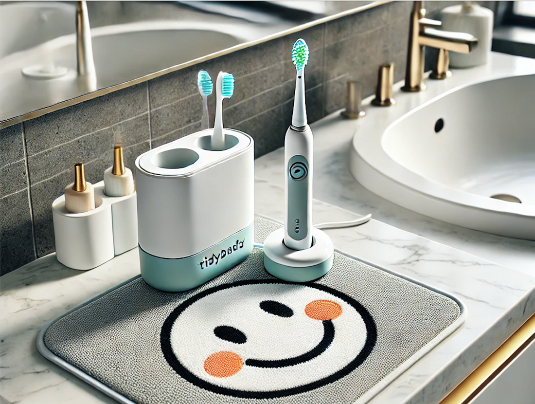 tidypady electric toothbrush pad story