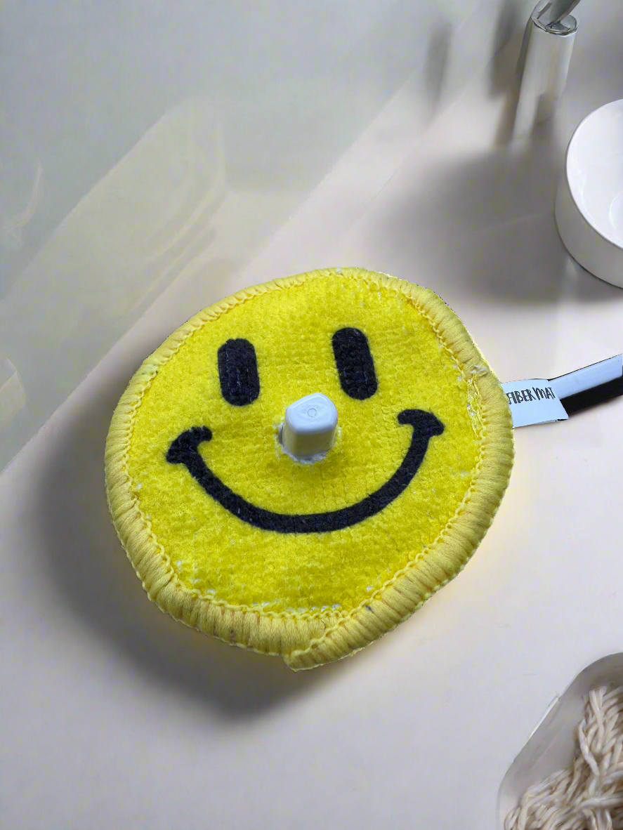 Tidypady Full Round Yellow Smiley Face 2